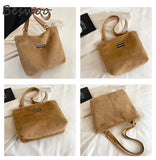 Fluffy Large Capacity Shoulder Bag for Women