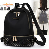 Retro Women Backpack Oxford Anti Theft Shoulder Bag