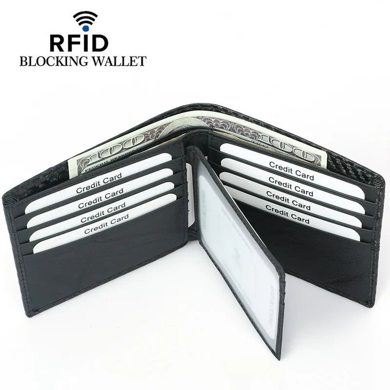 Carbon Fiber RFID Shield Wallet