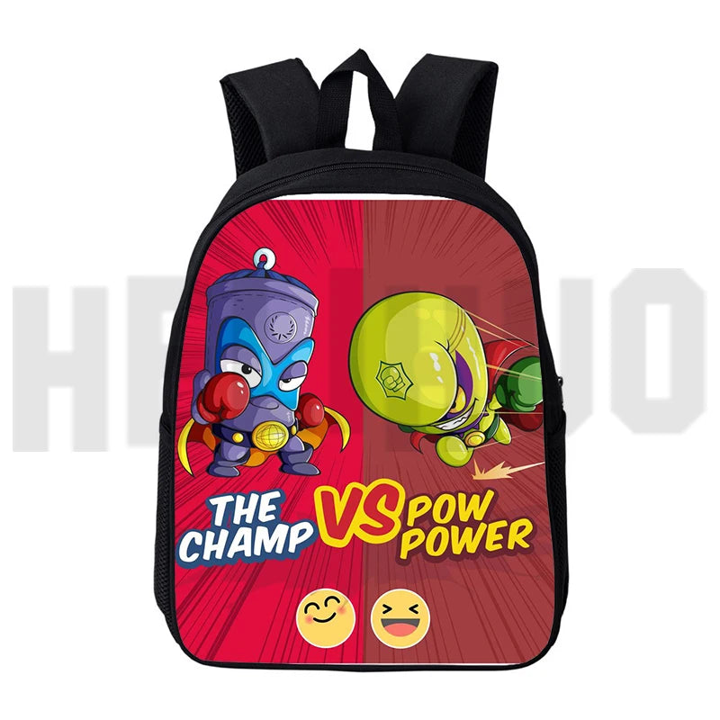 Anime Zings Series Backpack Children Cartoon Superzings Bag for Teenager
