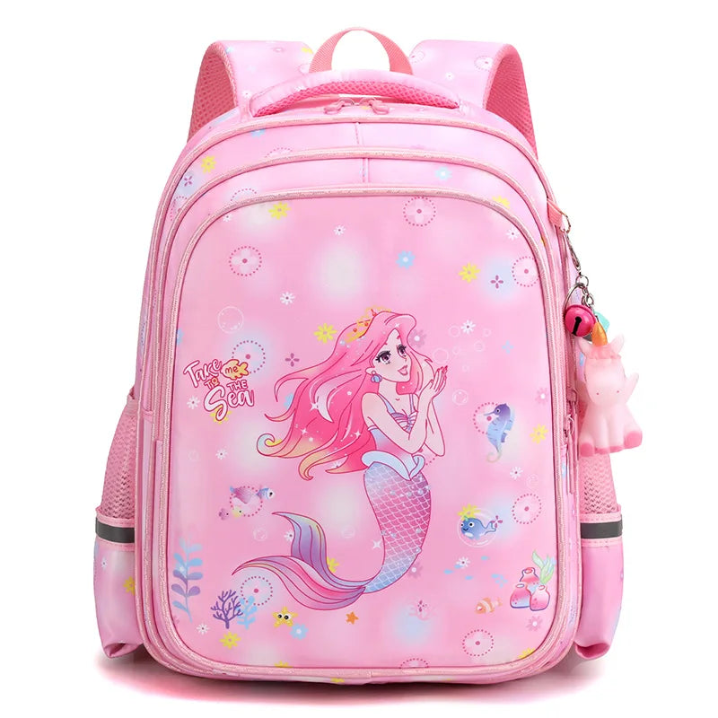 Large-capacity School Bag for Kids, 1-6 Grades, Girls Backpack