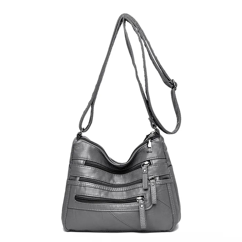 Women's Shoulder Crossbody Bag PU Leather Female Purse Handbag