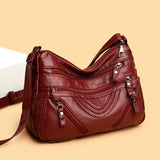 Leather Shoulder Crossbody Bag for Women
