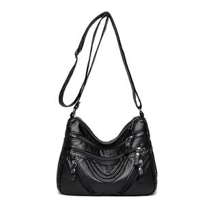 Leather Shoulder Crossbody Bag for Women