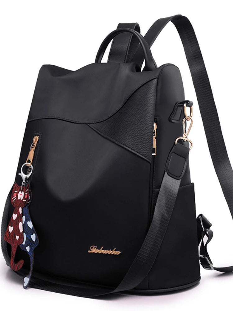 Ladies Backpack Student Anti-theft Sequins College Bag