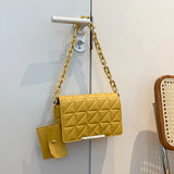 Vintage Leather Armpit Bag with Purse