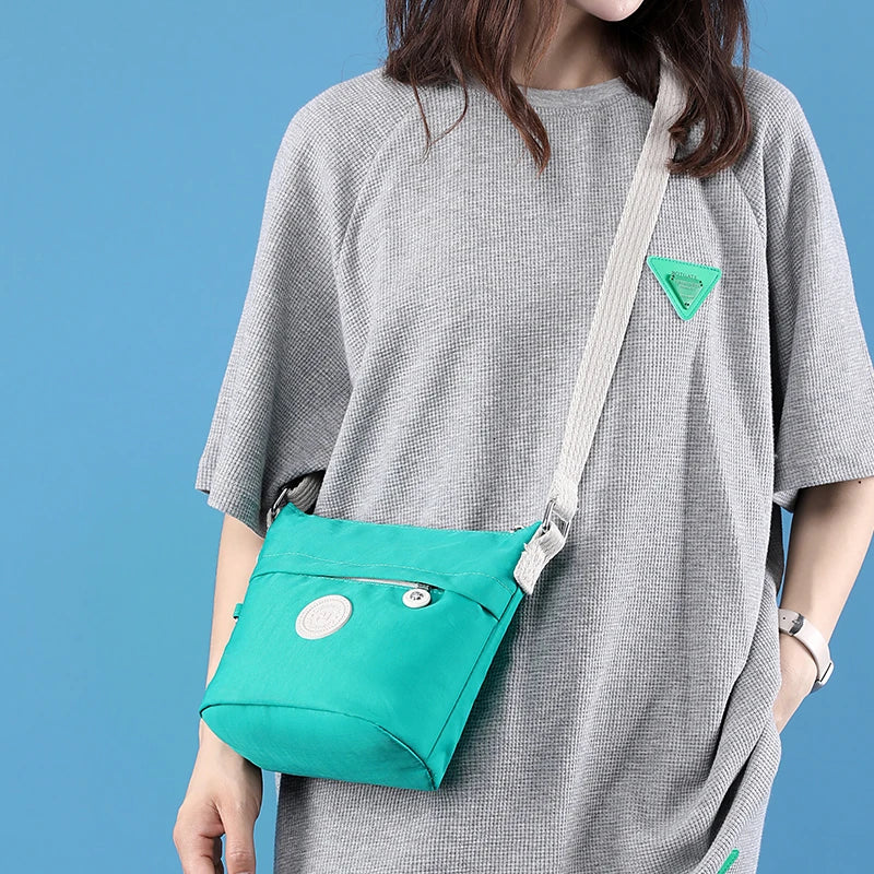 Small Female Handbags High Shoulder Nylon Messenger Bag