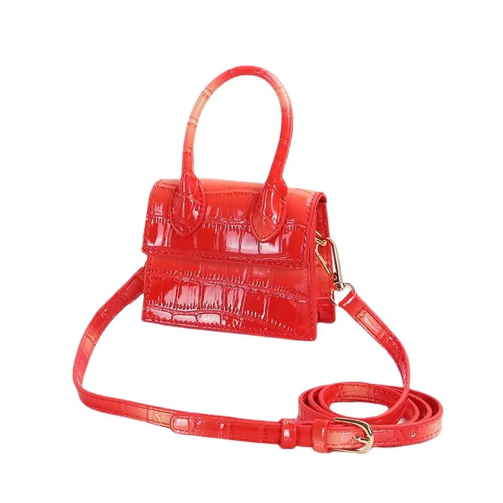 Crocodile Pattern Crossbody Bag Women Shoulder Handbag