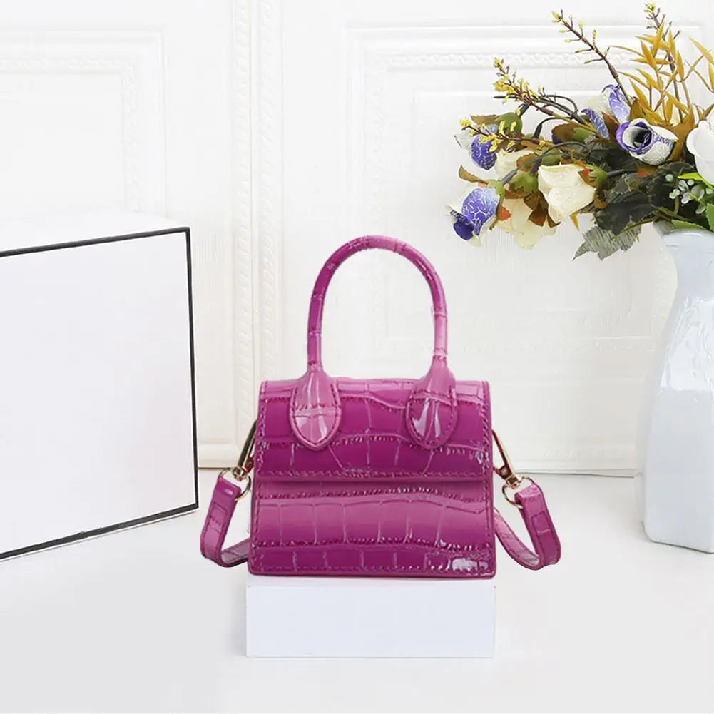 Crocodile Pattern Crossbody Bag Women Shoulder Handbag