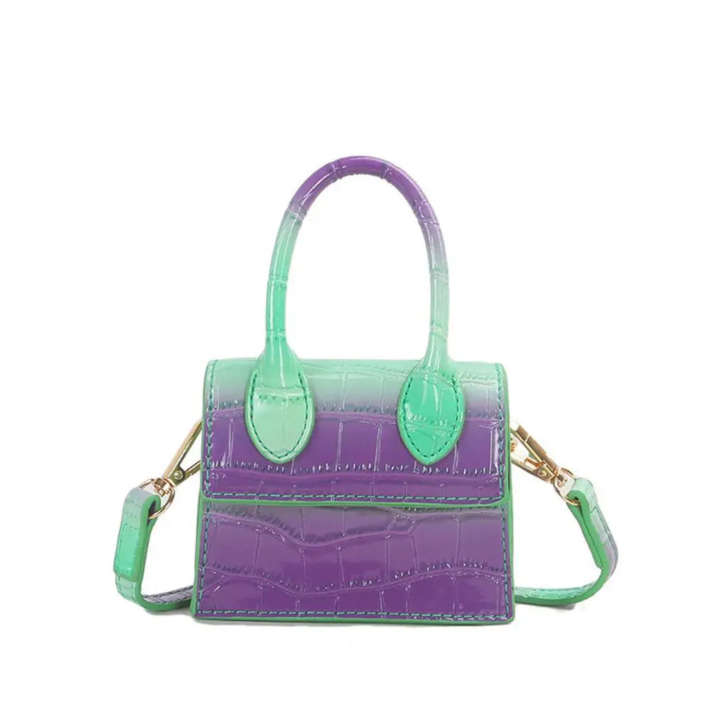 Crocodile Pattern Crossbody Bag Women Shoulder Handbag