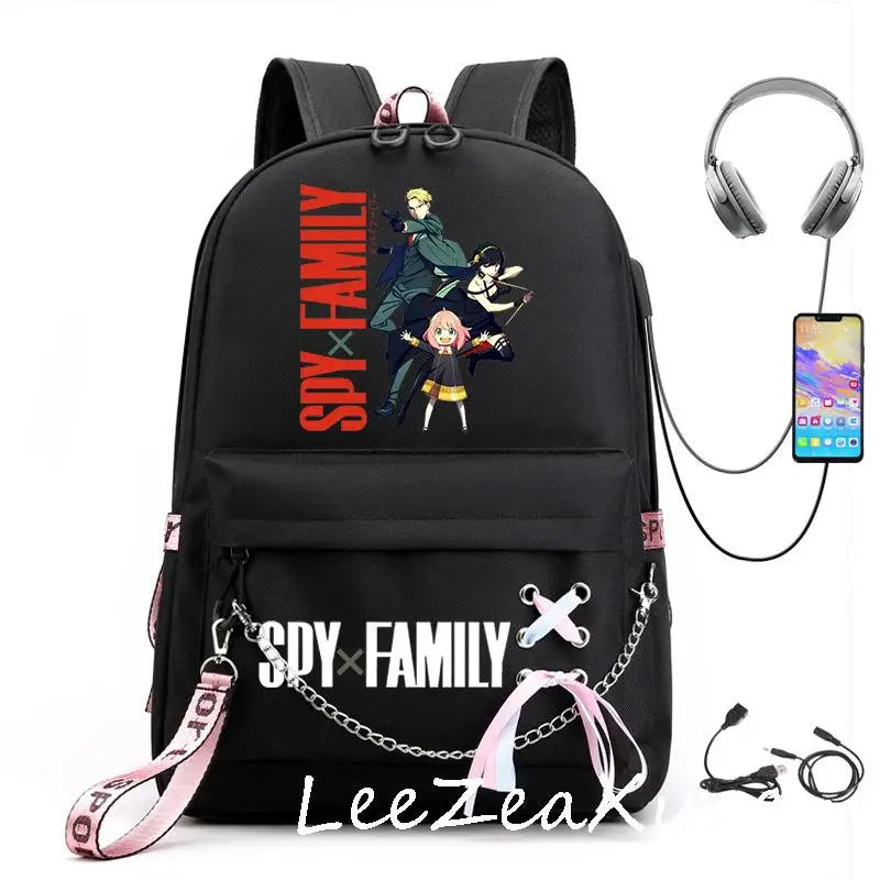 Spy x Family Anya Cosplay Backpack Student School Shoulder Bag