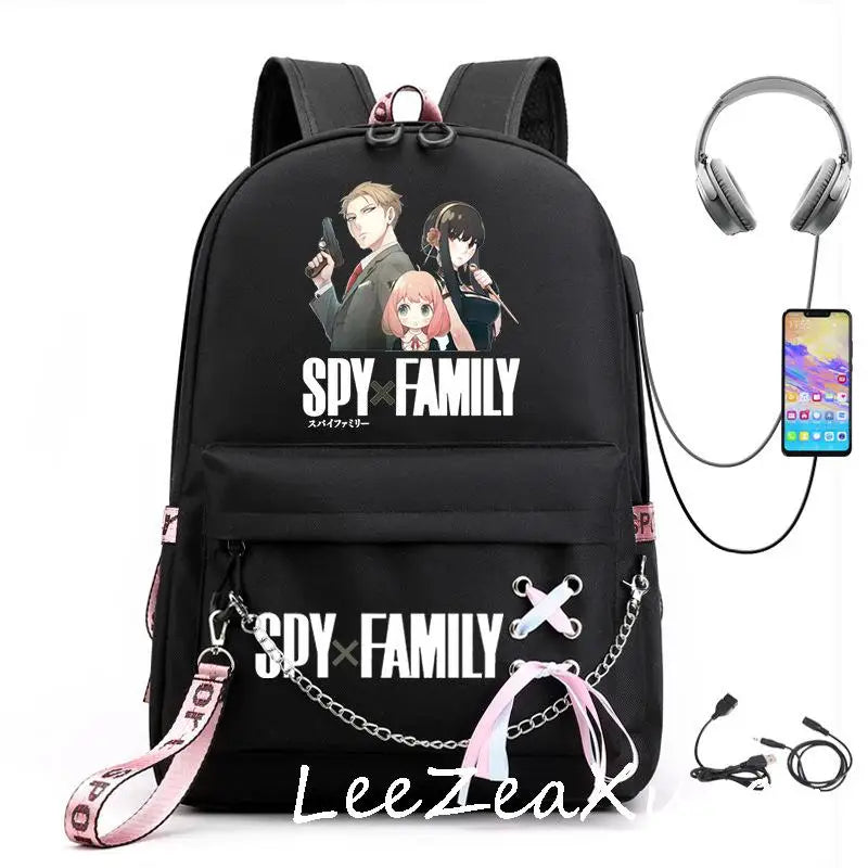 Spy x Family Anya Cosplay Backpack Student School Shoulder Bag