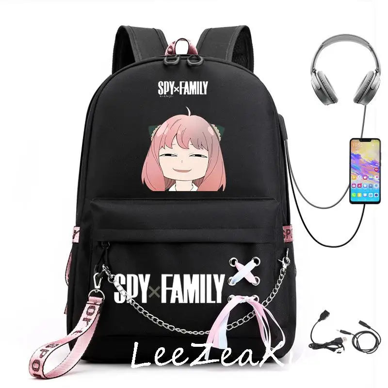 Spy x Family Anya Cosplay Backpack Student School Shoulder Bag