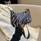 Animals Print Shoulder Bag Pu Leather Small Handbags Casual Chain Ladies Crossbo