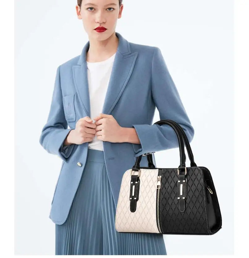 Casual Women Bag Tote Crossbody Leather Big Handbag