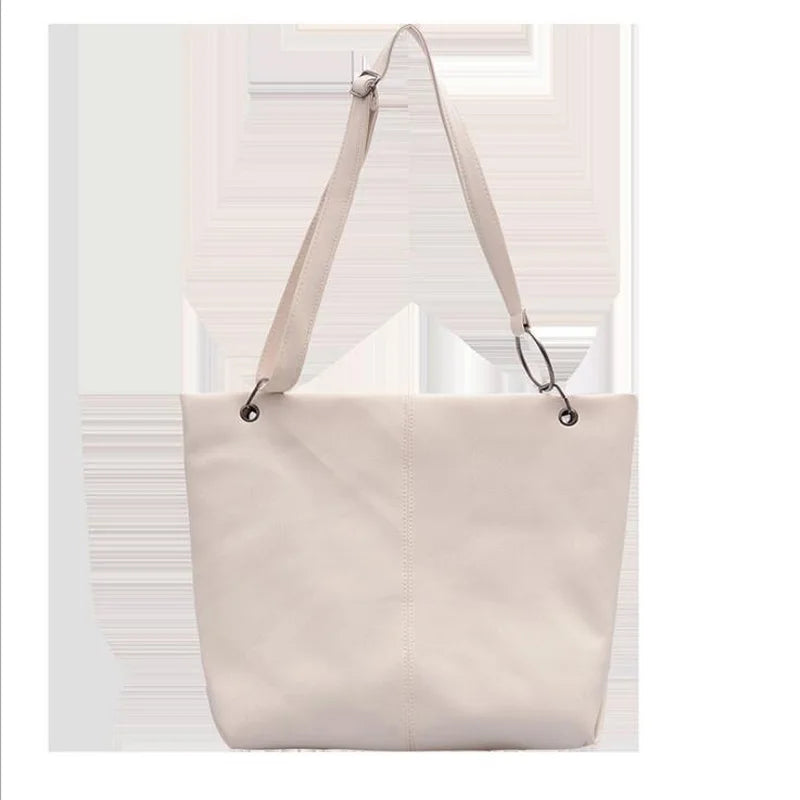 Women Handbag Big Capacity Tote Soft PU Leather Shoulder Bags Ladies sac