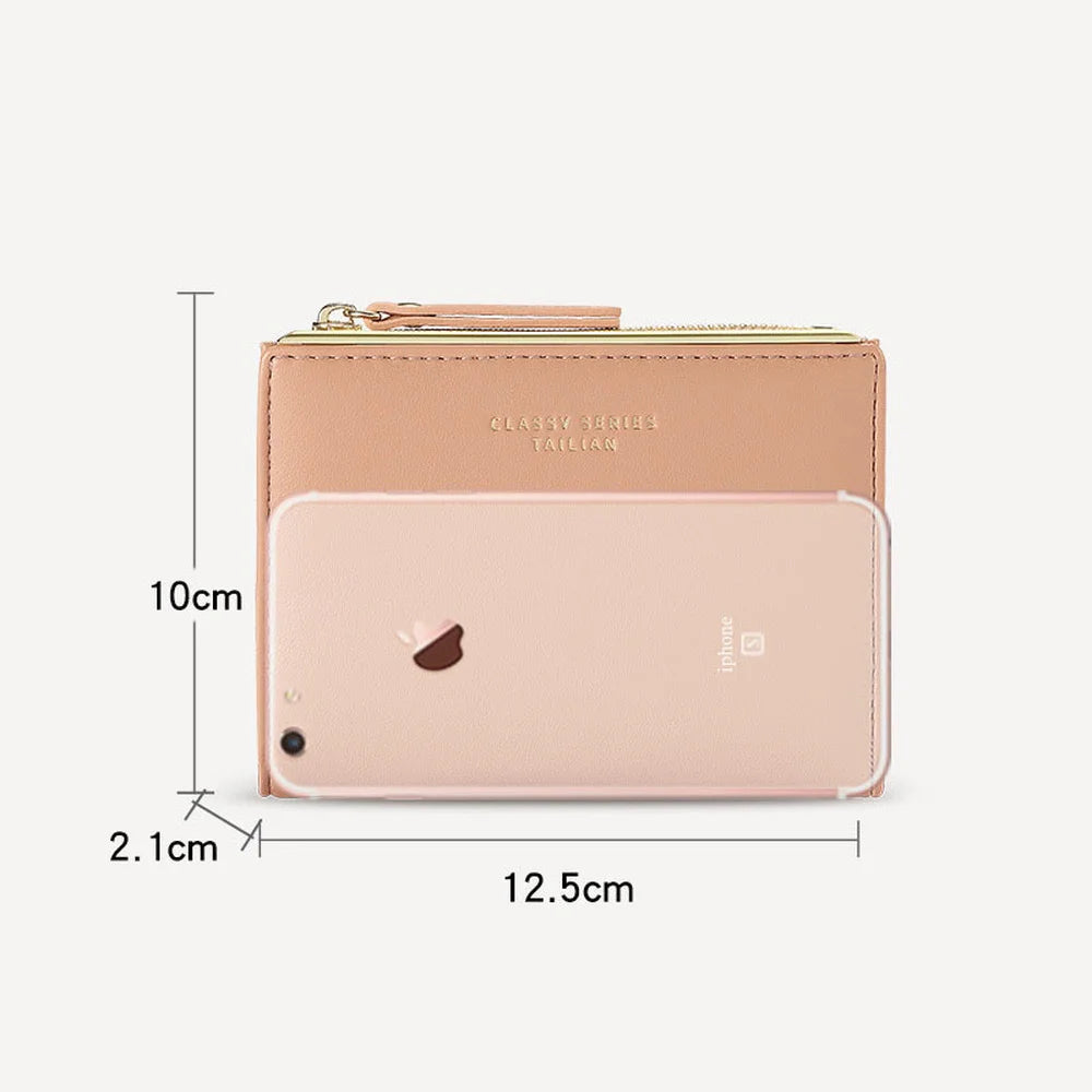 Multi-card Ladies Wallet Zipper Bag Purse