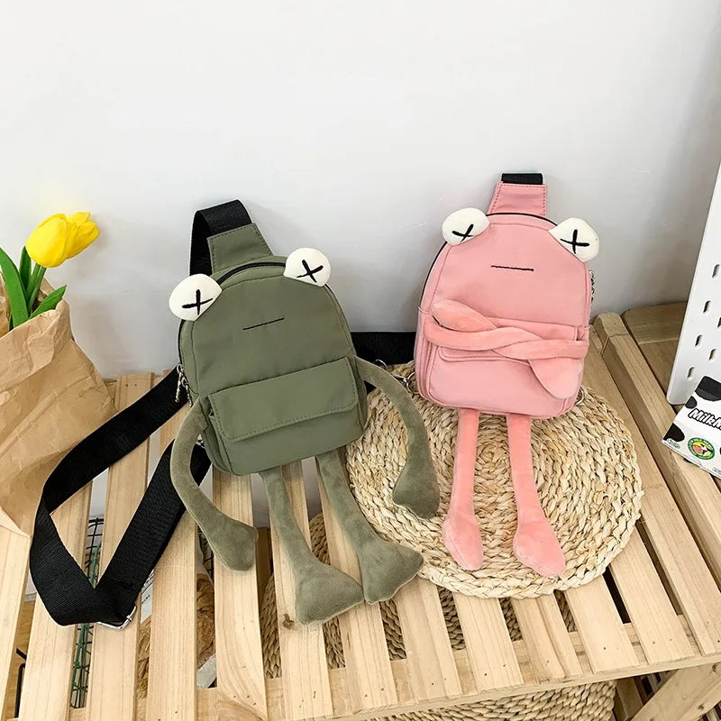 Cartoon Frog Bag Casual Messenger Bag Small Shoulder Crossbody Bag
