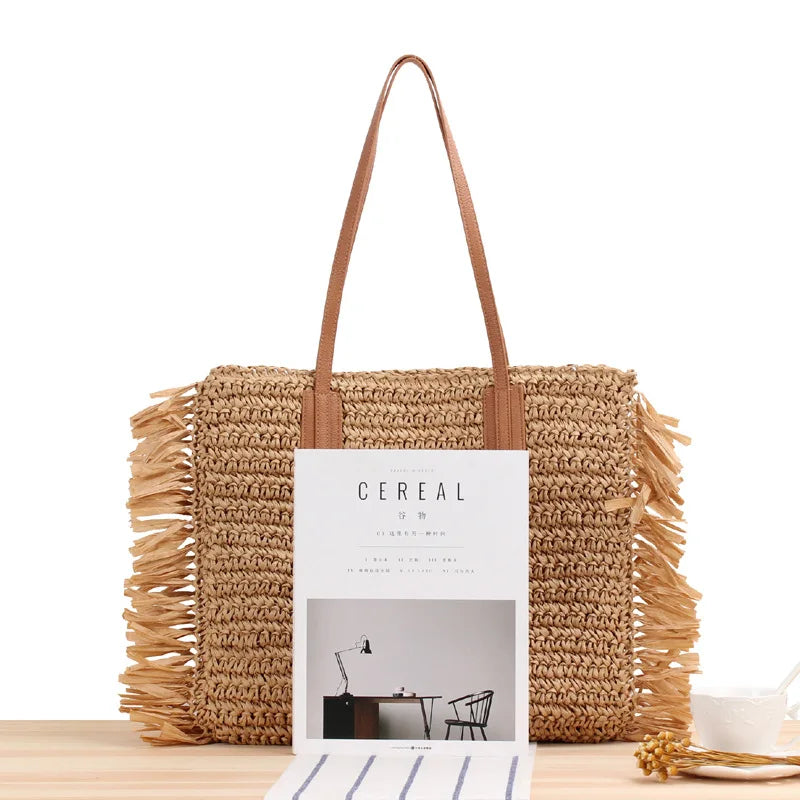 Summer Women's Handbag w/ Phone Pocket Zipper