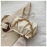 Chain Shoulder Bags Women's Cloud Crossbody Bag