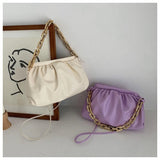 Chain Shoulder Bags Women's Cloud Crossbody Bag