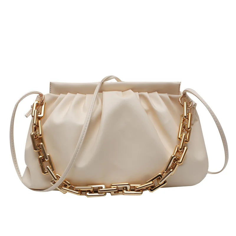 Chain Shoulder Bags Women's Cloud Crossbody Bag