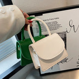 Mini PU Leather Clutch Bag For Women Crossbody Messenger Bag