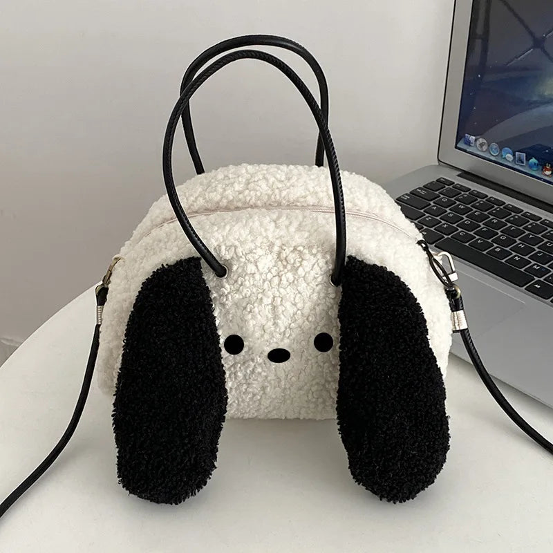 Fluffy Bucket Handbag Crossbody Women's Messenger Tote Bag