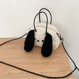 Fluffy Bucket Handbag Crossbody Women's Messenger Tote Bag