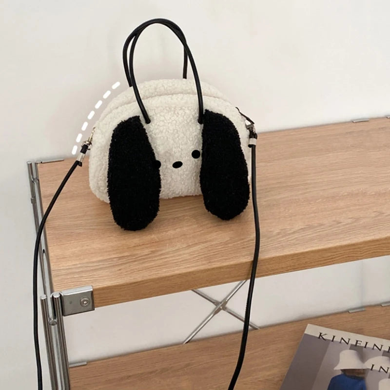 Fluffy Bucket Handbag Crossbody Women's Messenger Tote Bag