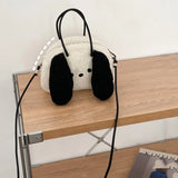 Fluffy Bucket Handbag Crossbody Women's Messenger Tote Bag