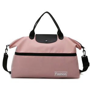 Large Capacity Waterproof Travel Bag with Dry/Wet Separation