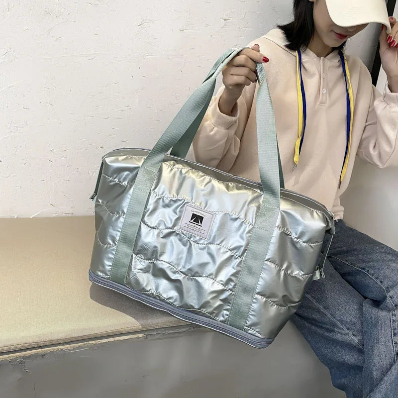 Woman's Travel Bag Organizer Carry On Waterproof Gym Fitness Bag
