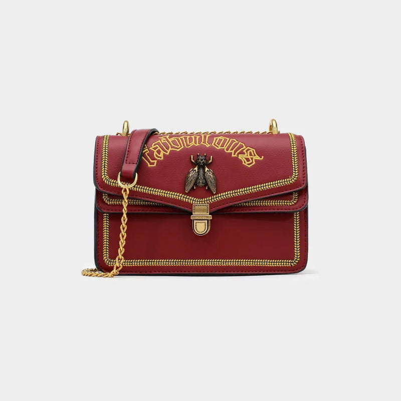 Thai LYN Bee Chained Crossbody Shoulder Bag 2748