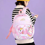Girls Unicorn Backpack Princess School Bags Kids Satchels Bookbag