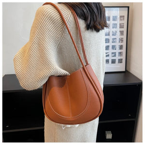 Vintage British Style Women's Leather Shoulder Crossbody Bag