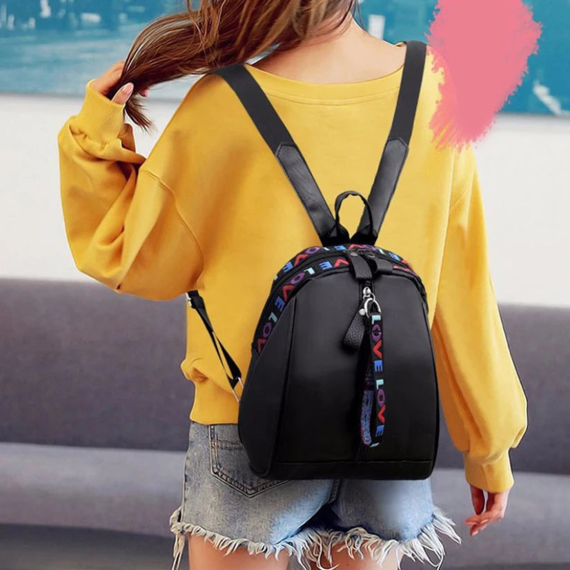 Waterproof Shoulder Bag Lady Travel Backpack Teenage Girls