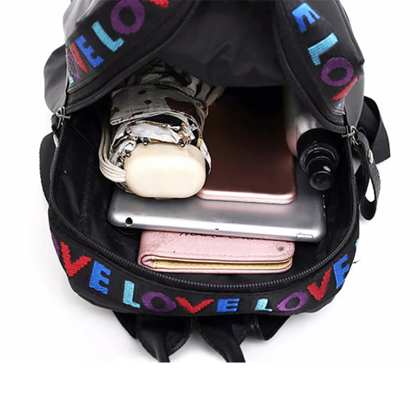 Waterproof Shoulder Bag Lady Travel Backpack Teenage Girls