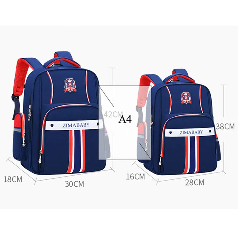 Waterproof Orthopedic School Bags For Boys Girls Large Capacity