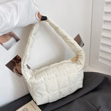 Winter Cotton Clutch Handbag Women Casual Tote