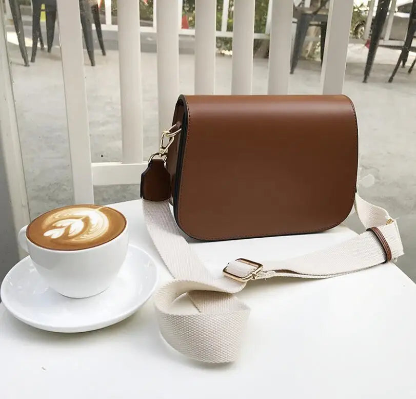 Winter Retro Joker Solid Shoulder Messenger Small Square Bag