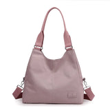 Women Casual Nylon Big Tote Bag Lightweight Waterproof Large Capacity Handbag