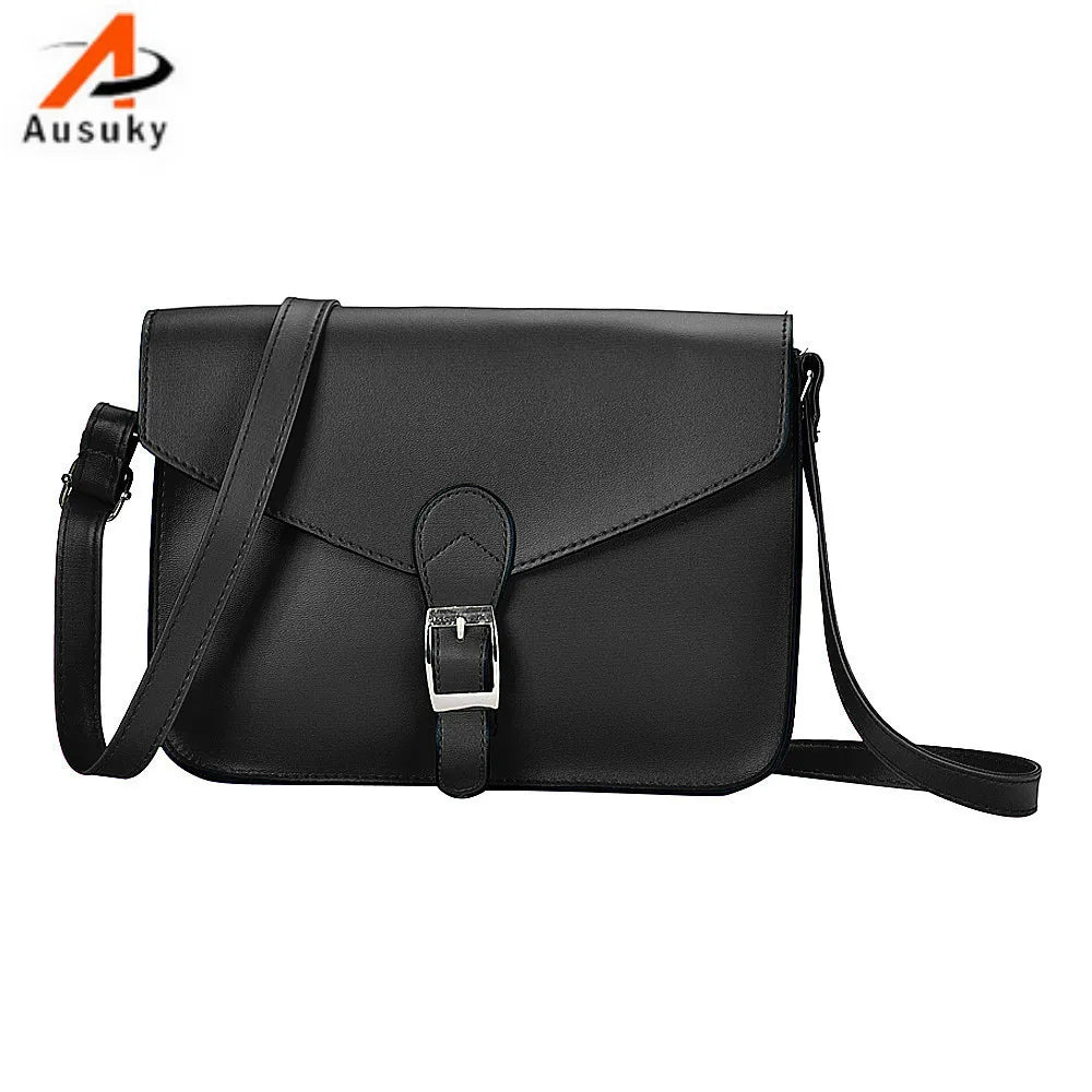 Women Envelope Bag PU Leather Messenger Handbag Shoulder Crossbody Purse