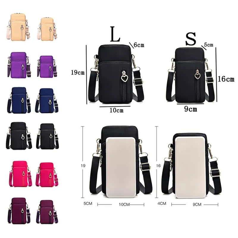 Casual Crossbody Shoulder Bag Nylon Waterproof Messenger Bag