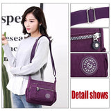 Casual Crossbody Shoulder Bag Nylon Waterproof Messenger Bag