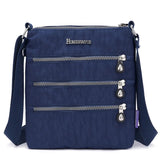 Waterproof Nylon Messenger Bag Crossbody Tote for Women