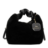 Fluffy Fur Shoulder Bag for Women Plush Handbag