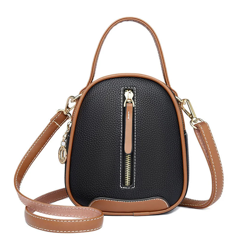 Chic Small Leather Crossbody Bag for Women