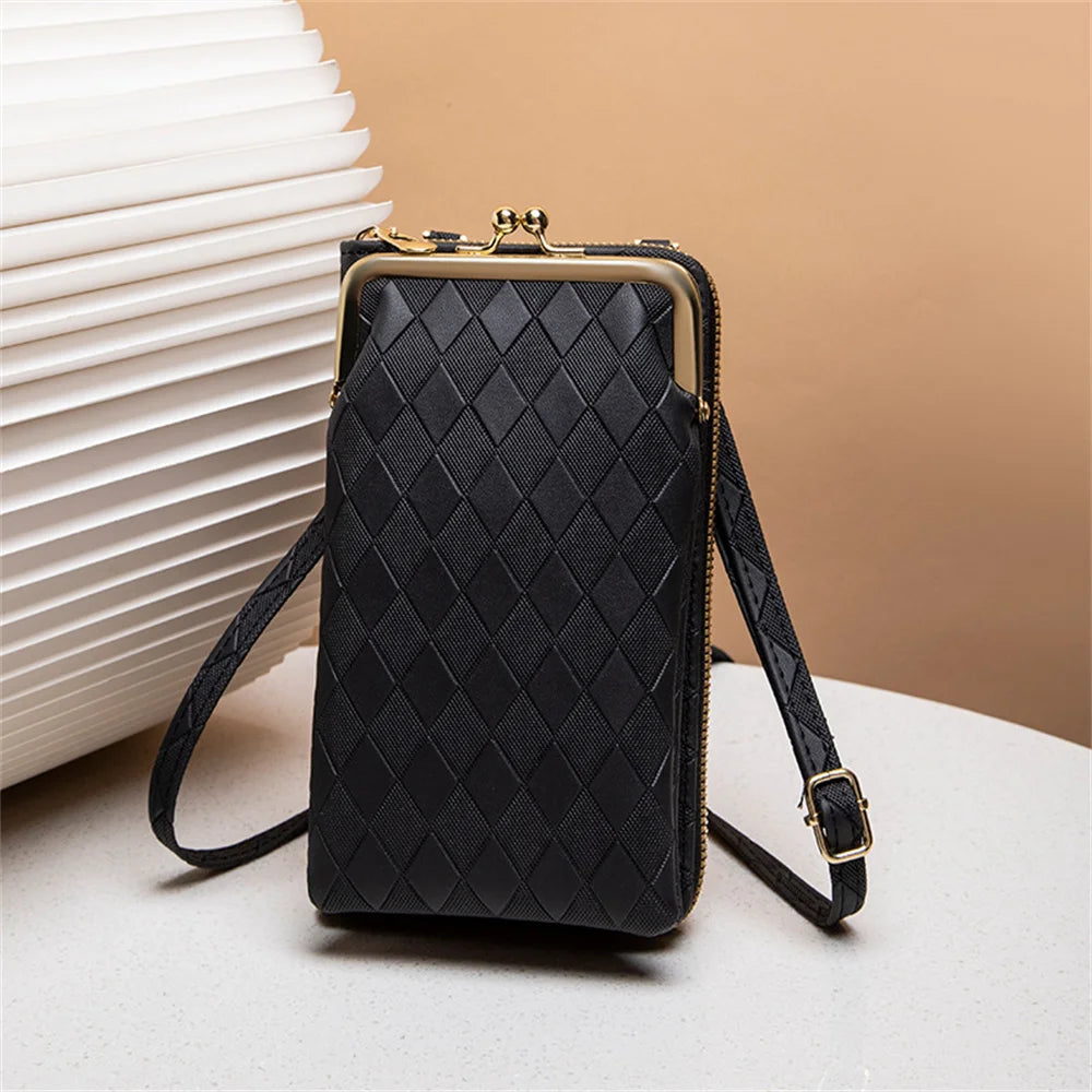Women's Leather Wallet Crossbody Handbag
