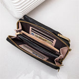 Women's Leather Wallet Crossbody Handbag